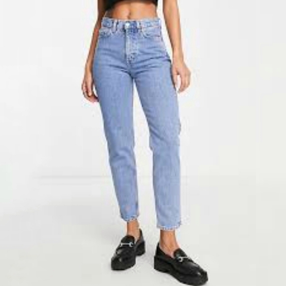 & Other Stories Denim - & Other Stories Relaxed Fit High Rise Jean sz 28 Light Blue Denim 28" L Tapered